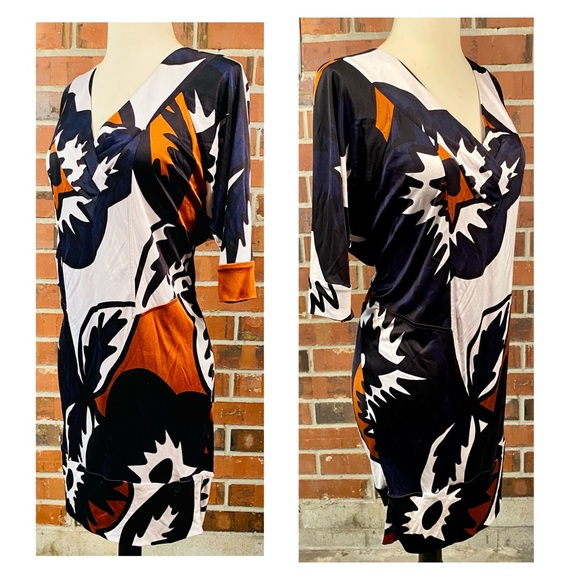DVF Diane Von Furstenberg Venus Sill Dress Size 6 - Picture 4 of 6